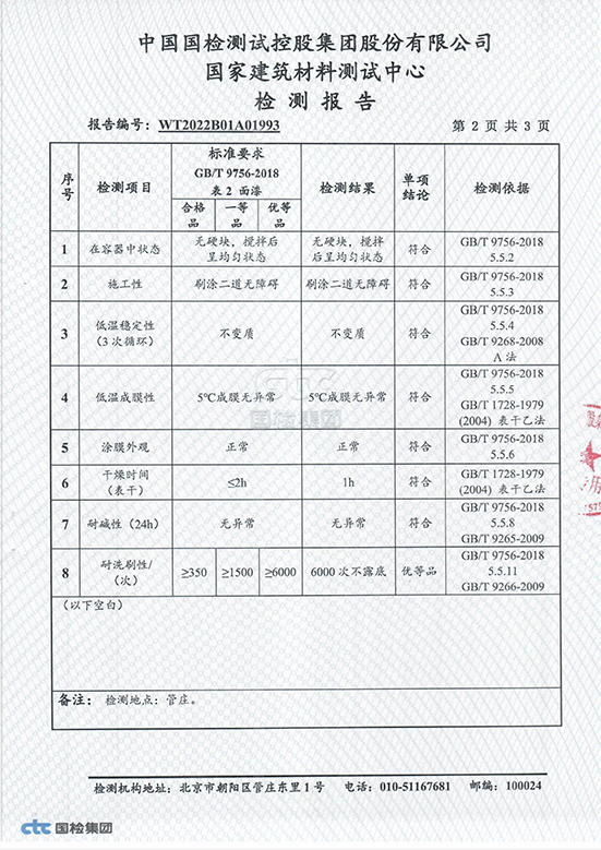 澳铂诗液体墙釉铂金版GB18582-2020&GB/T9756-2018